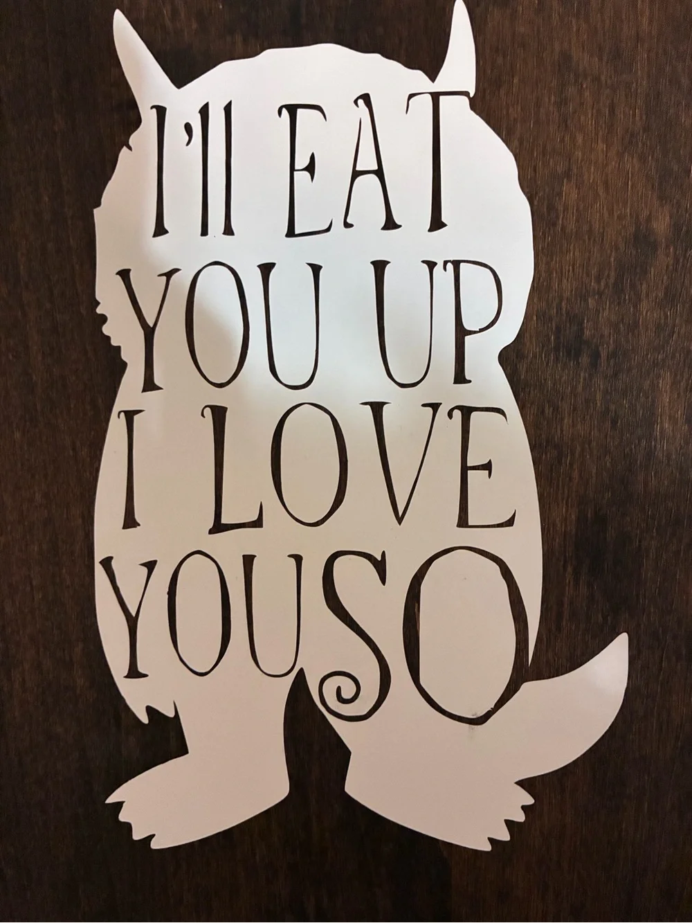 Where the wild things are Wooden decor